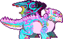 The same pixel art of Garcia as before, but larger.